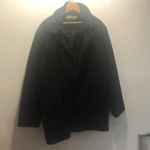 JOE JOSEPH ABBOUD pea coat Navy blue wool pea coat size large